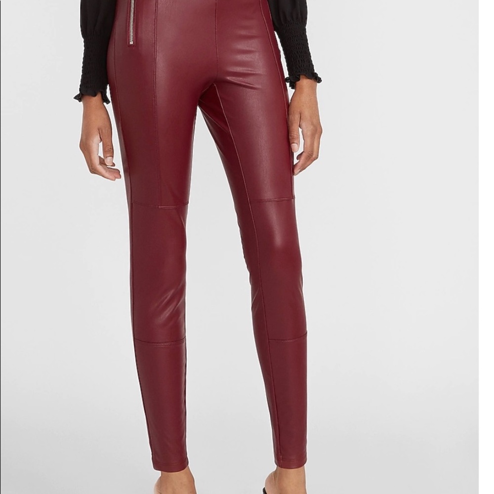 Express vegan Leather leggings